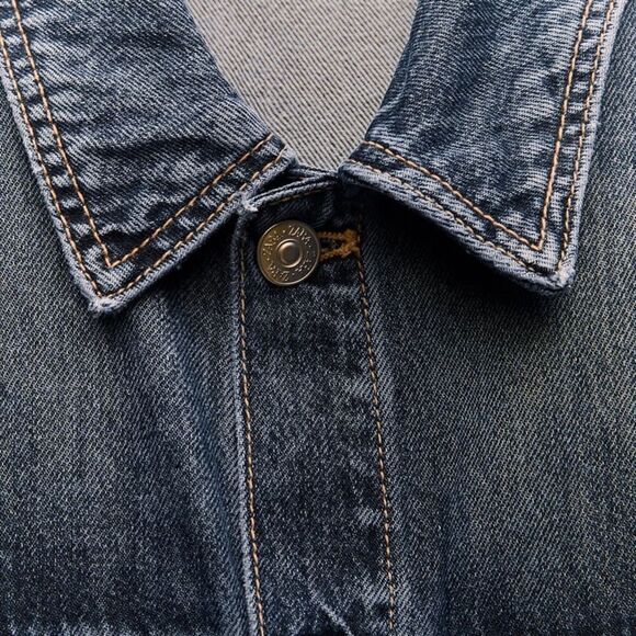 ZARA TRF DENIM DRESS - Picture 6 of 12